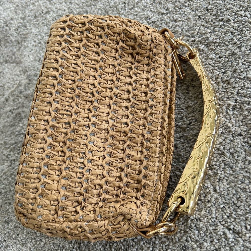 ASOS crochet bag with detachable hammered handle and crossbody